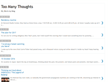 Tablet Screenshot of blog.toomanythoughts.org